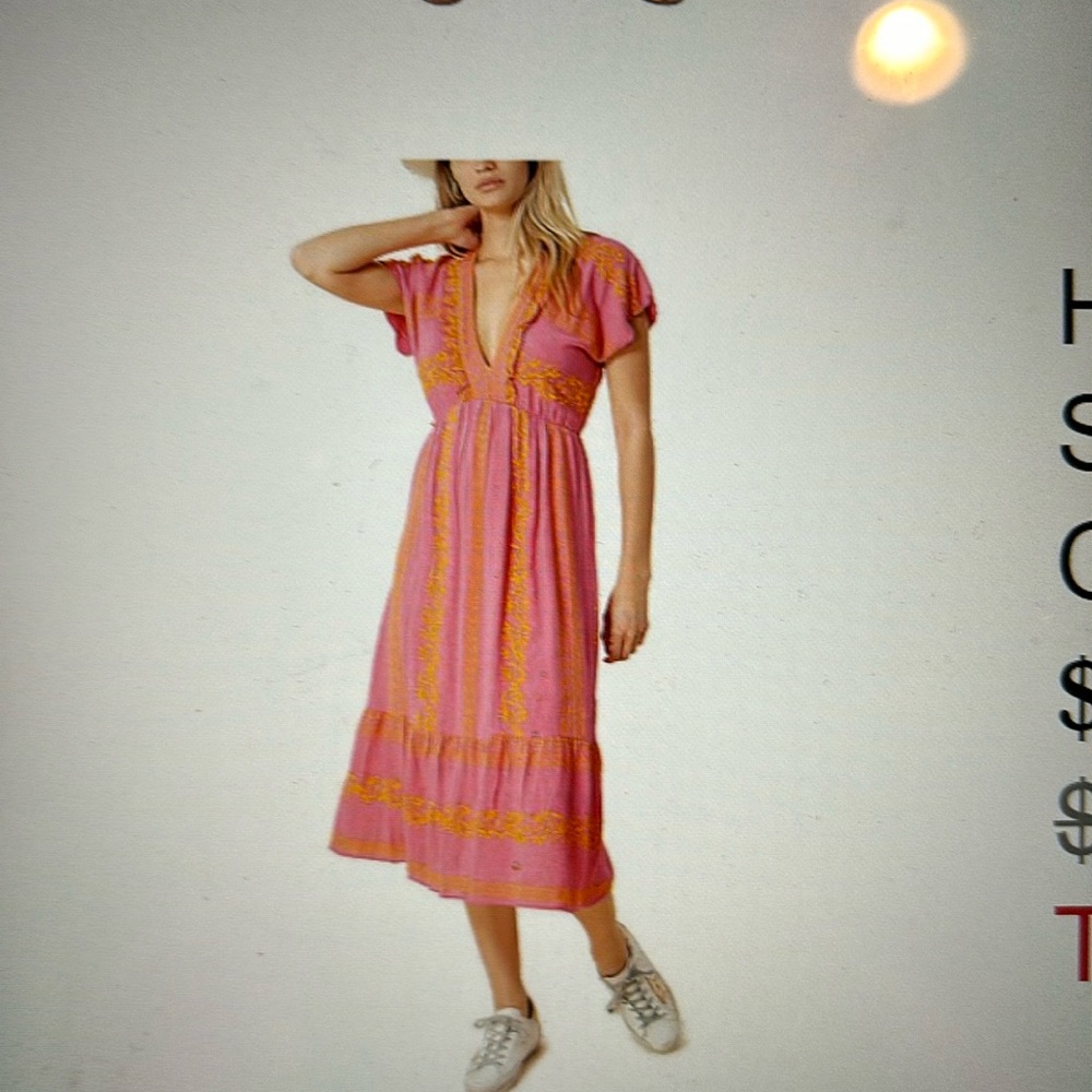 Hale Bob midi dress size XL